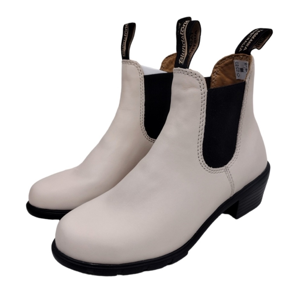 Blundstone Women's Heeled Chelsea Boots Pearl Leather US 8 AU 4.5 EU 38